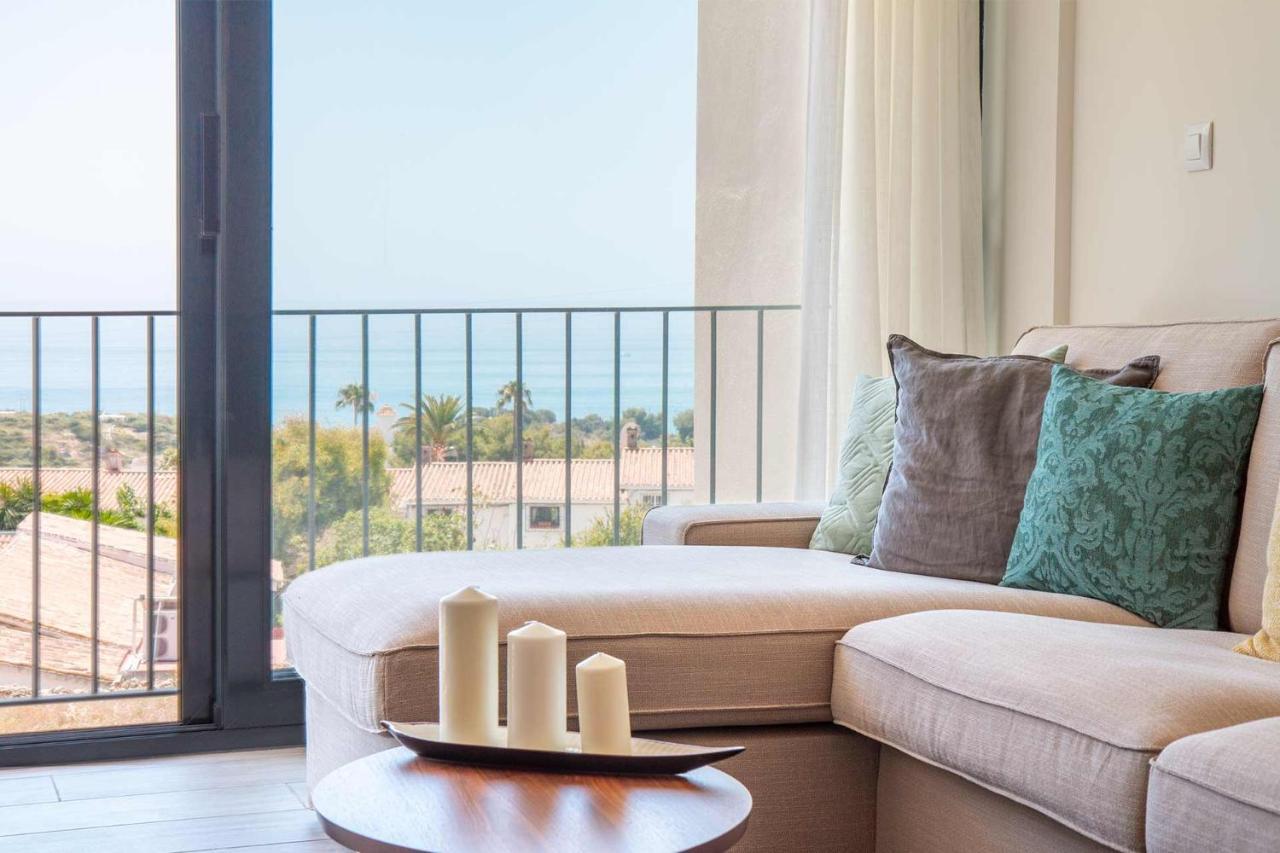 Capistrano Garden, Piscina Privada Y Vistas Al Mar Villa Nerja Bagian luar foto
