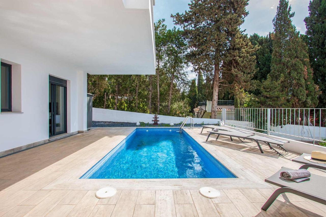 Capistrano Garden, Piscina Privada Y Vistas Al Mar Villa Nerja Bagian luar foto